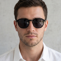 Model wearing Aurum sunglasses
